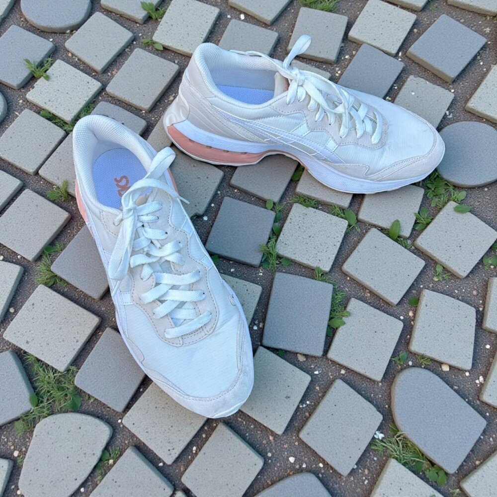 Asics Jogger X81 Cream Women’s Running Shoes Sneakers Size US 9